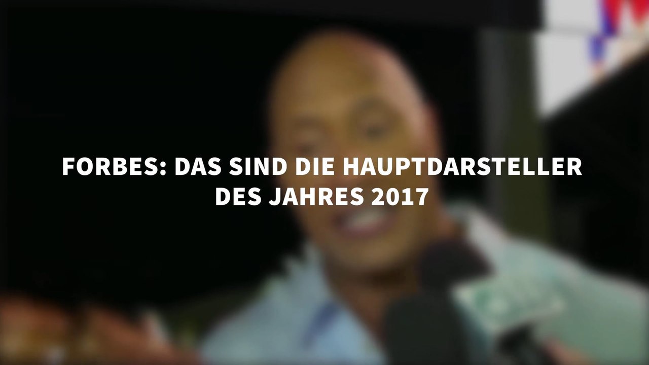 Forbes: Diese Film-Hauptdarsteller brachten 2017 am meisten ein