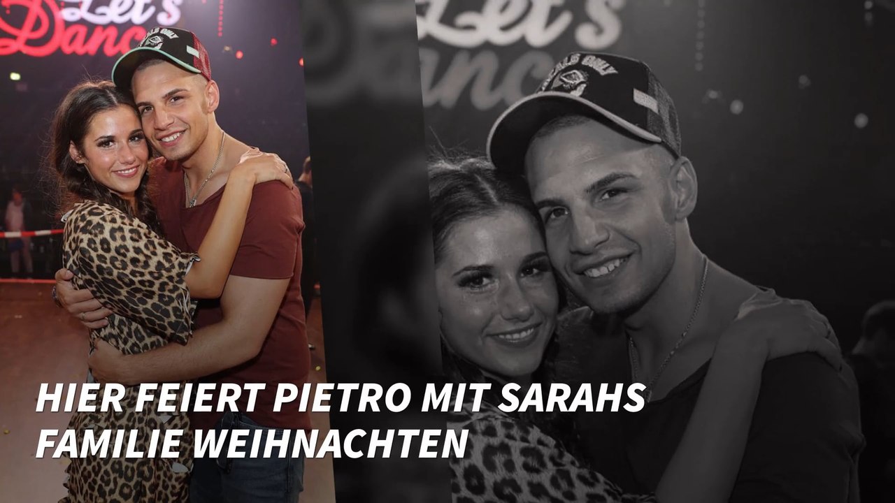 Hier feiert Pietro mit Sarahs Familie Weihnachten