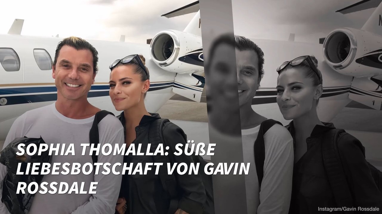 Sophia Thomalla: Süße Liebesbotschaft von Gavin Rossdale