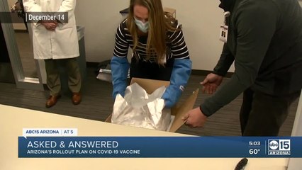 Arizona's rollout plan on COVID-19 vaccine