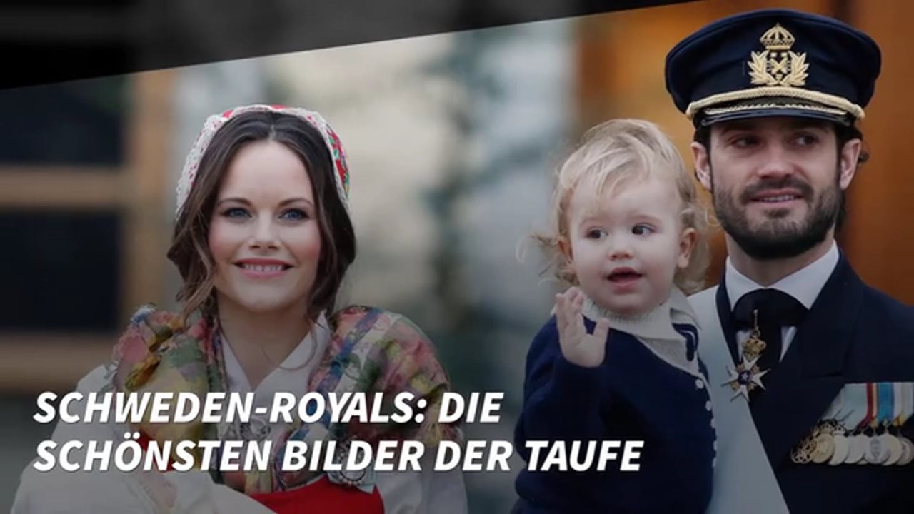 Schweden-royals: die schönsten bilder der taufe