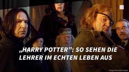 „Harry Potter”: So sehen die „Hogwarts“-Lehrer im echten Leben aus