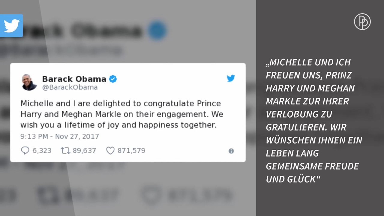 Die besten Promi-Reaktionen auf Prinz Harrys und Meghan Markles Verlobung