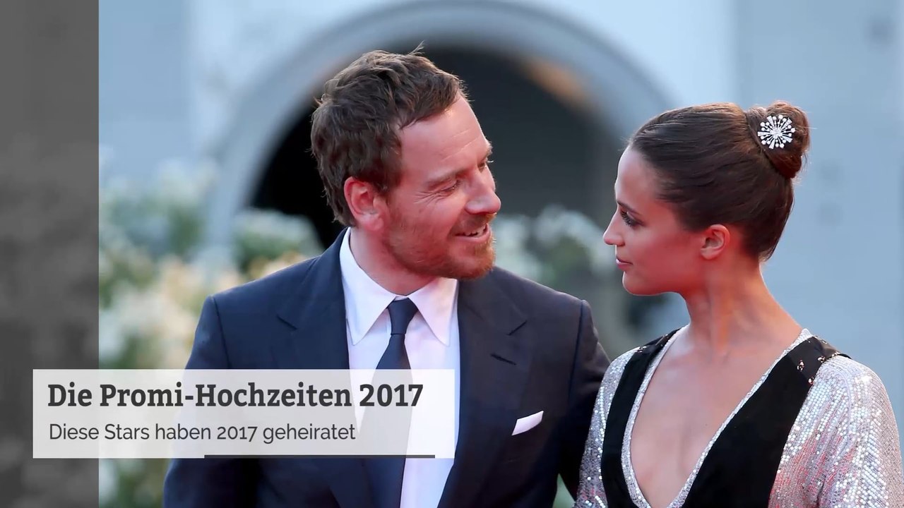 Erinnert ihr euch? Diese Stars sind 2017 vor den Traualtar getreten