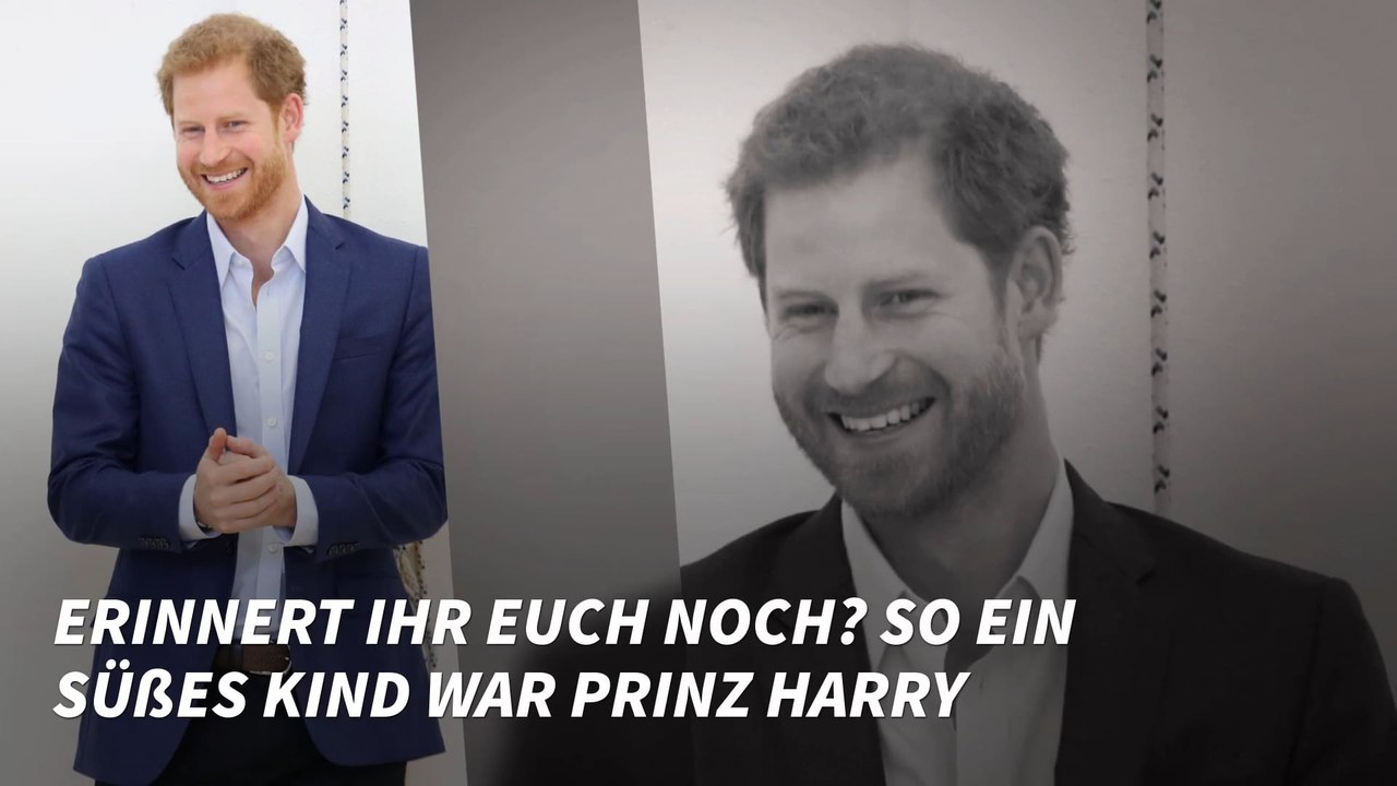 Erinnert ihr euch noch? So ein süßes Kind war Prinz Harry