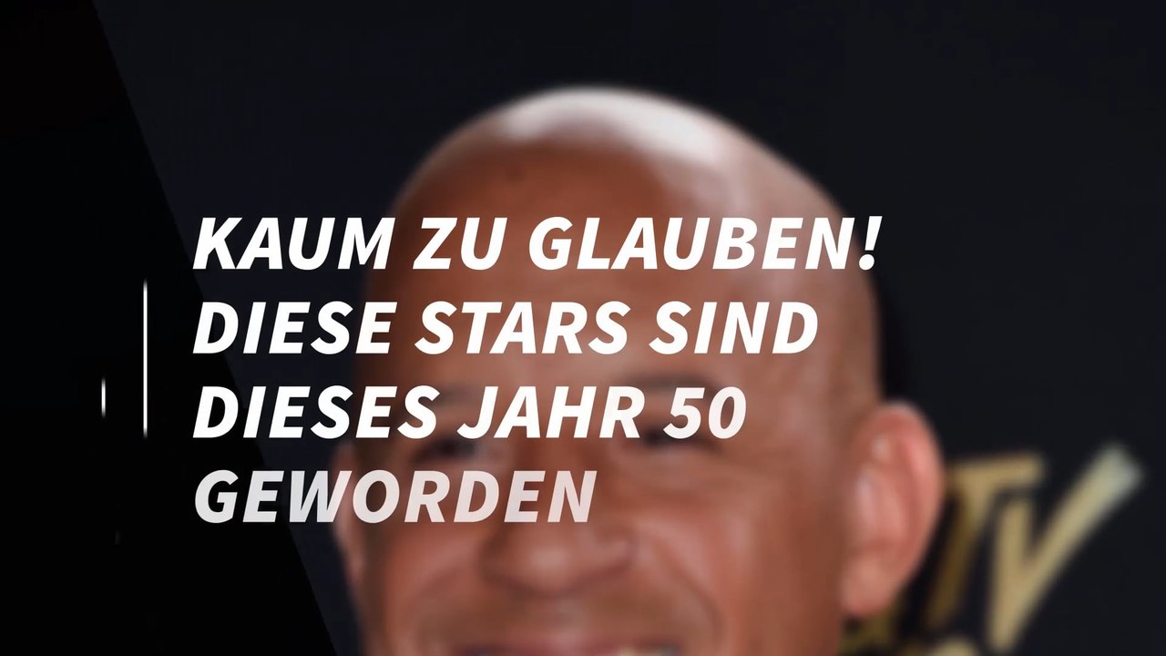 Kaum zu glauben! Diese Stars sind dieses Jahr 50 geworden