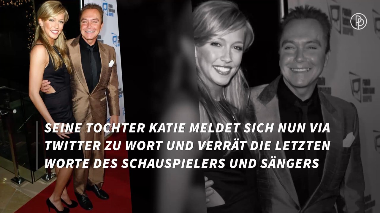 David Cassidy (†67): Tochter Katie teilt seine letzten Worte