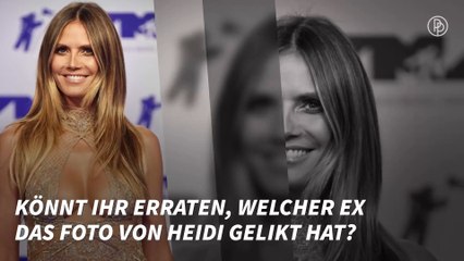 Descargar video: Ratet mal, welchem Ex dieses Foto von Heidi Klum gefällt