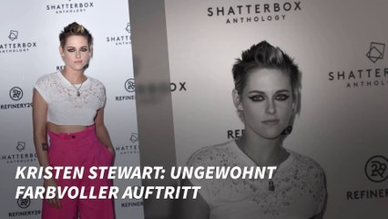 Kristen Stewart: Ungewohnt farbvoller Auftritt