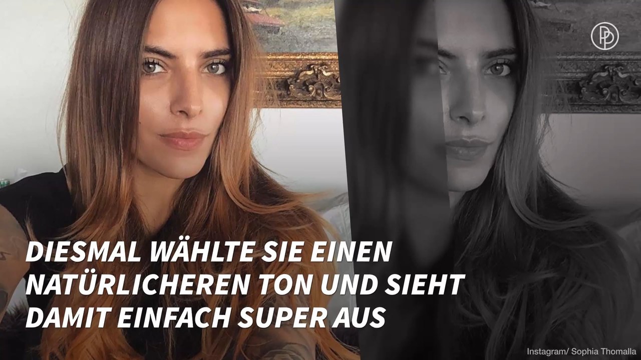 Sophia Thomalla hat eine neue Frisur