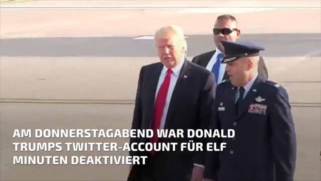 Mitarbeiter deaktiviert Trumps Twitter-Account am letzten Arbeitstag