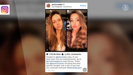 Jessica Albas unglaubliche Transformation von ungeschminkt zu geschminkt