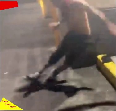 Humorous Skater boy style Cyberpunk bugs and glitches skate skirt leg hit to head