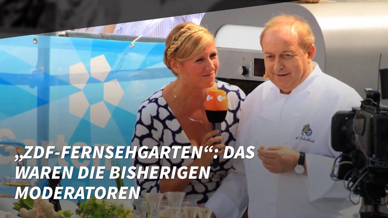 „ZDF-Fernsehgarten“: Das waren die bisherigen Moderatoren