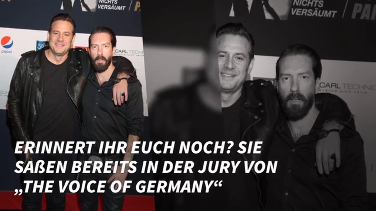 Erinnert ihr euch noch? Sie saßen bereits in der Jury von „The Voice of Germany“