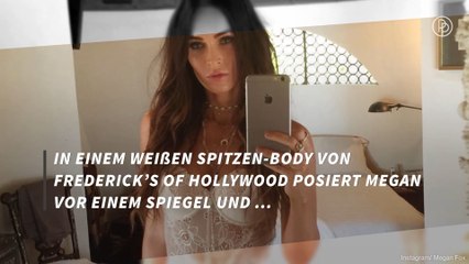 Was für ein Body: Megan Fox ultra heiß in weißen Dessous