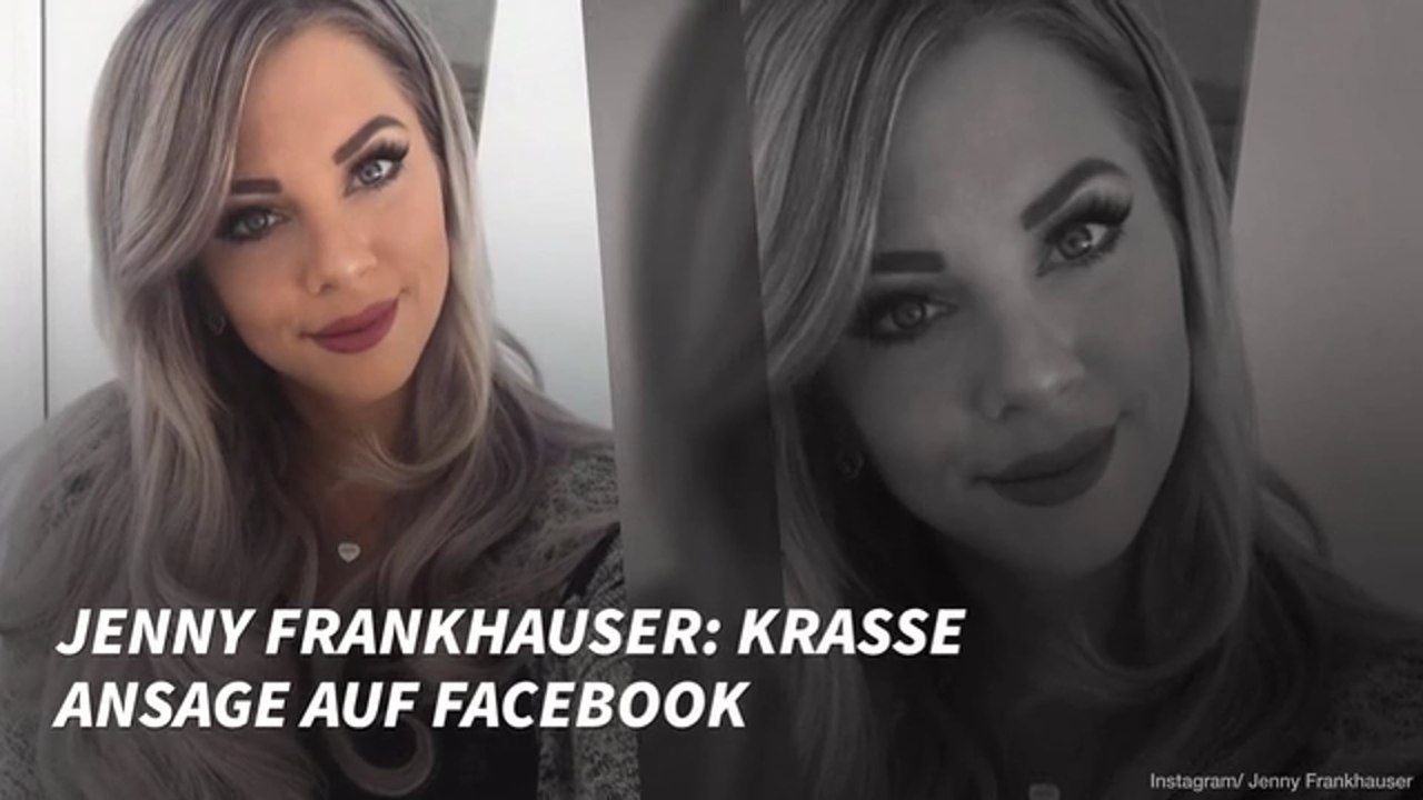 Jenny Frankhauser: Krasse Ansage auf Facebook