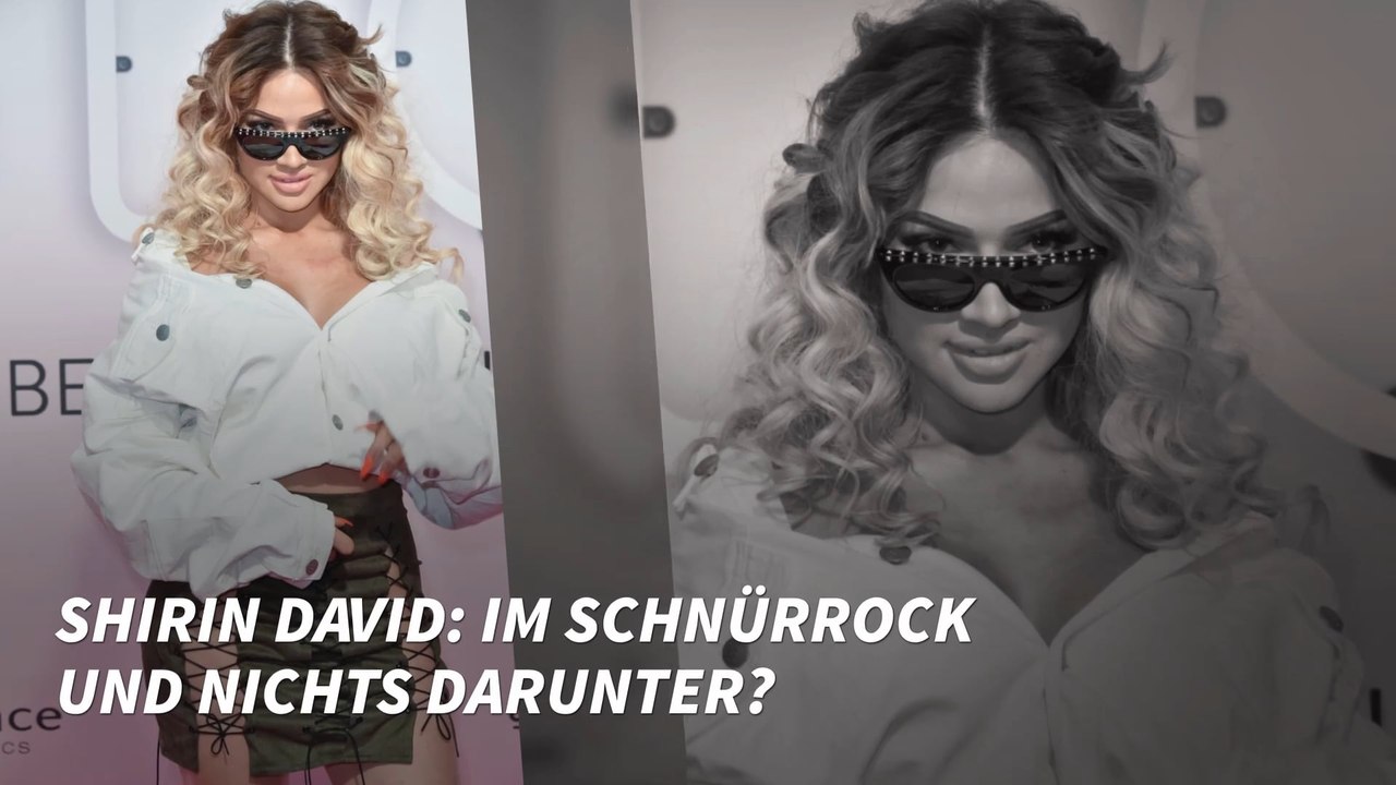 Shirin David: Im Schnürrock und nichts darunter?