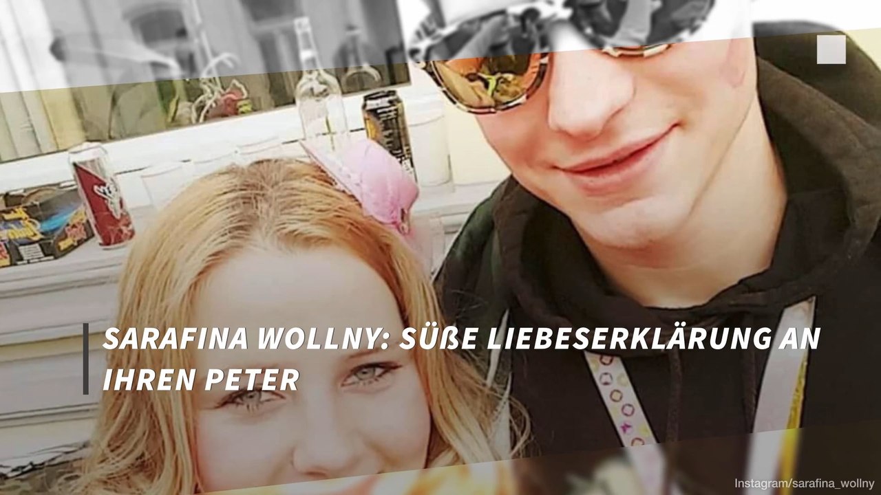 Sarafina Wollny: Süße Liebeserklärung an ihren Peter