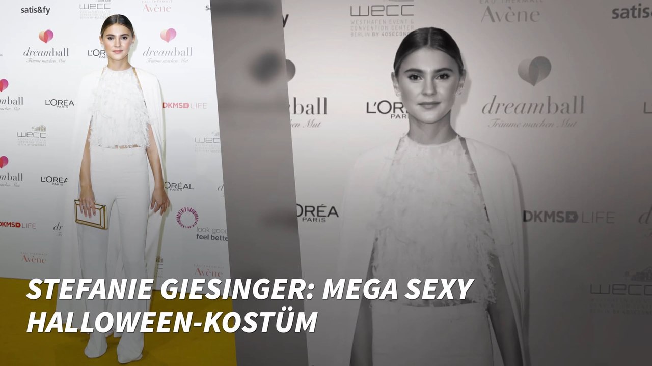 Stefanie Giesinger: Mega sexy Halloween-Kostüm