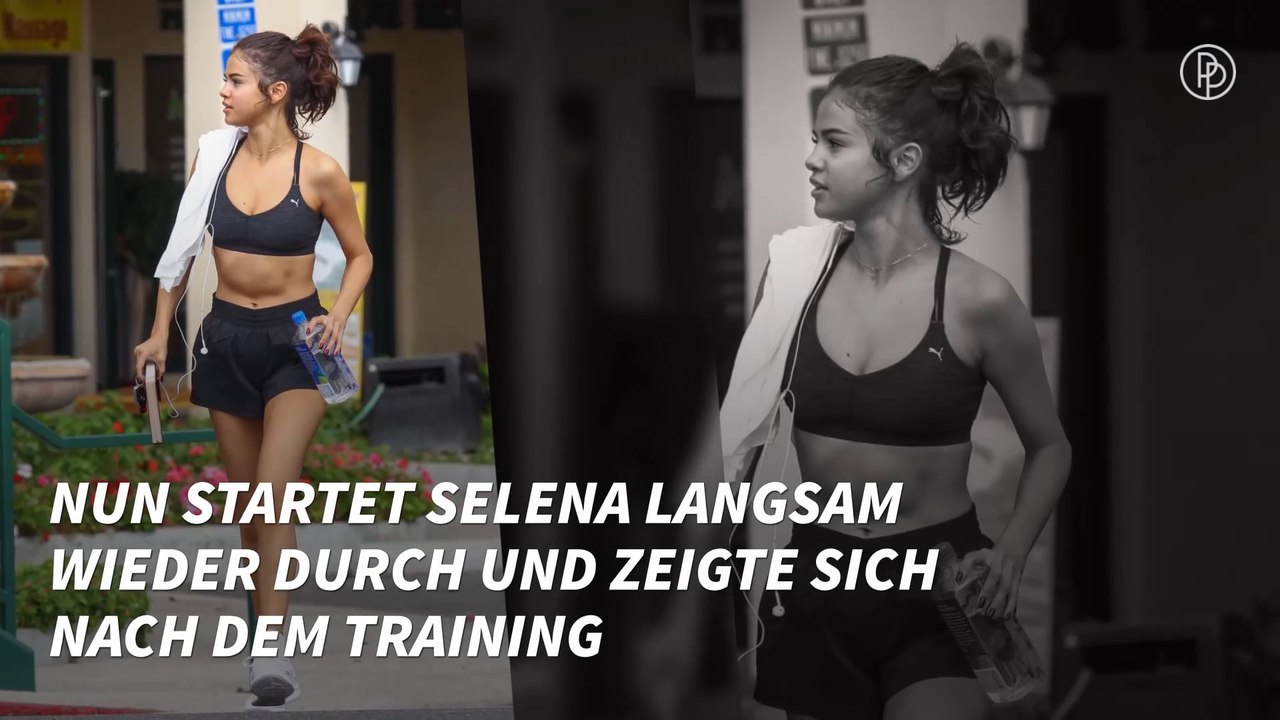 Selena Gomez zeigt ihren sportlichen Body im knappen Outfit