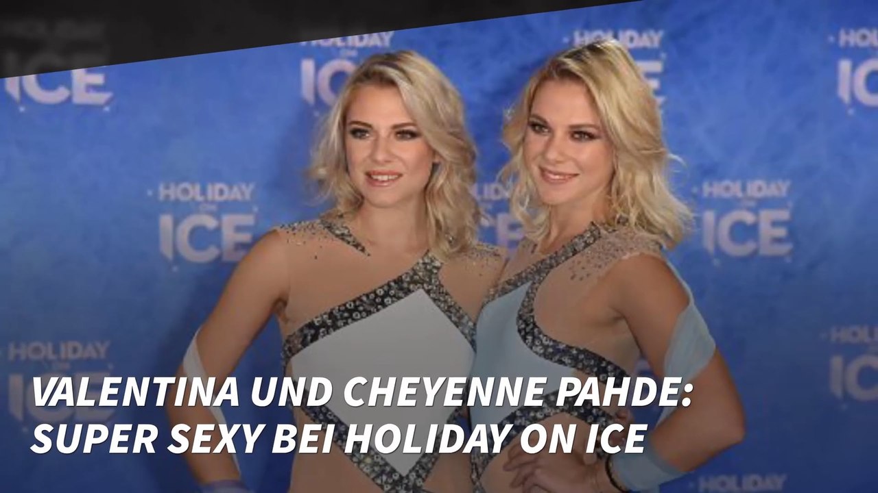 Valentina und cheyenne pahde: super sexy bei holiday on ice