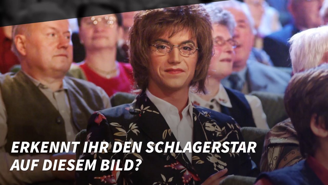 Erkennt ihr den Schlagerstar auf diesem Bild?