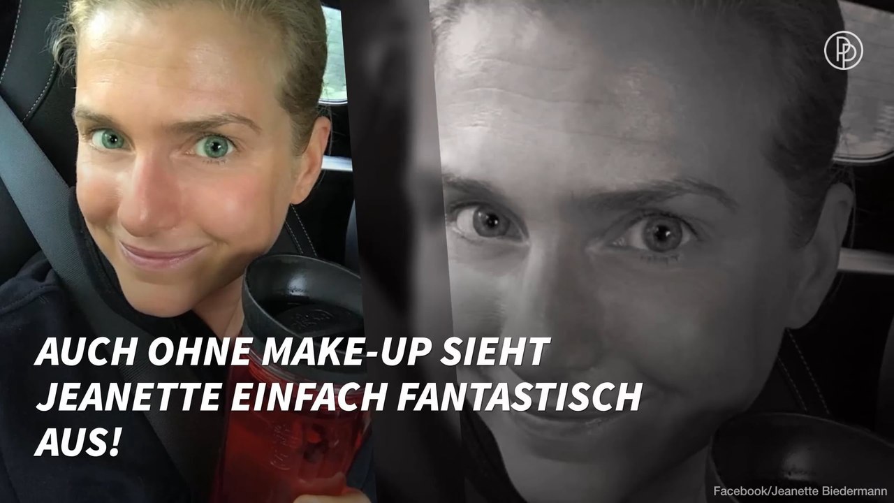 Jeanette Biedermann: Ungeschminkt und wunderschön