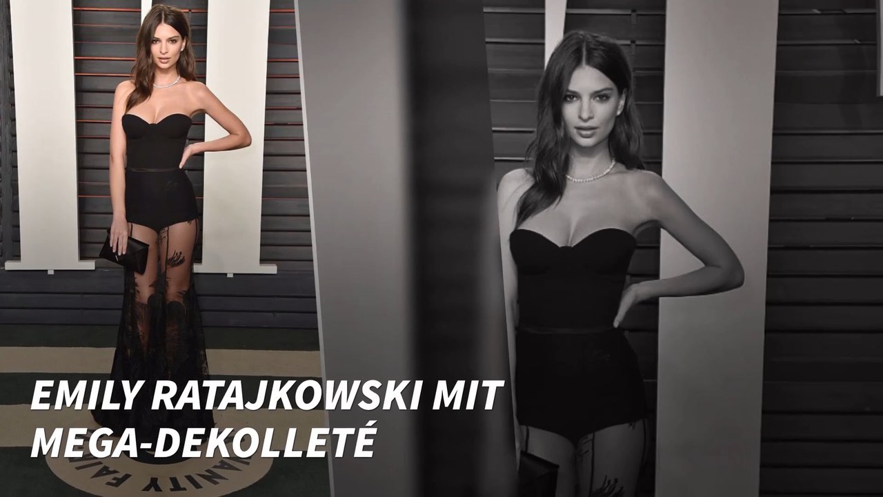 Emily Ratajkowski mit Mega-Dekolleté