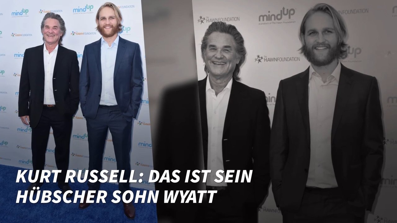 Kurt Russell: Das ist sein hübscher Sohn Wyatt