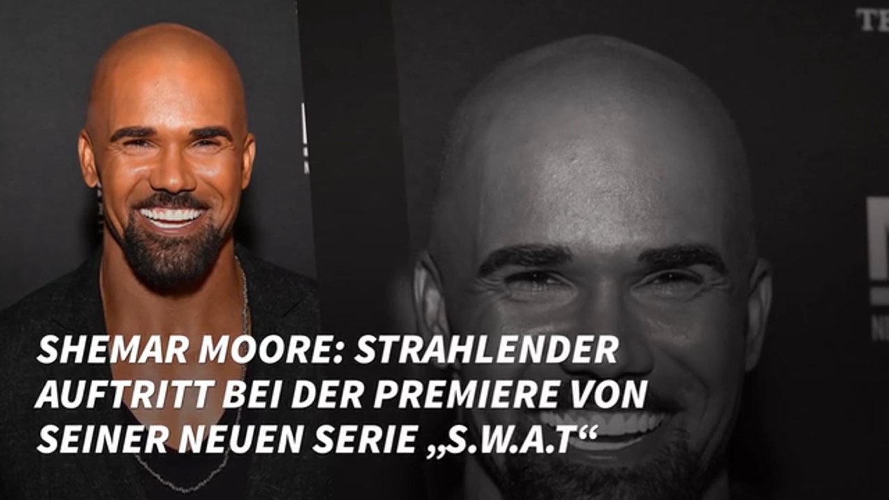 Shemar Moore: Strahlender Auftritt bei der Premiere von seiner neuen Serie „S.W.A.T“