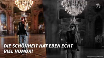 Sophia Thomalla nimmt sich mal wieder selbst auf die Schippe