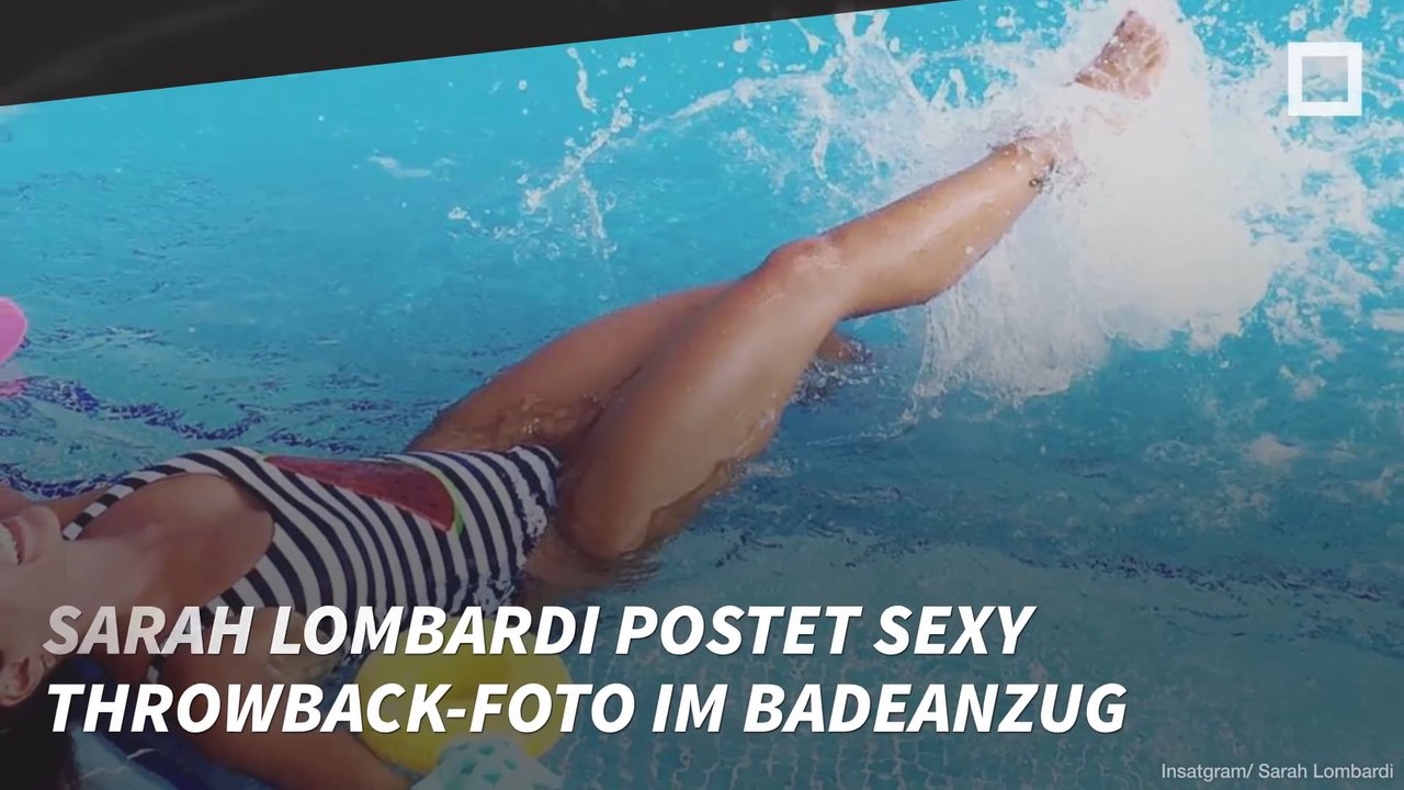 Sarah Lombardi postet sexy Throwback-Foto im Badeanzug