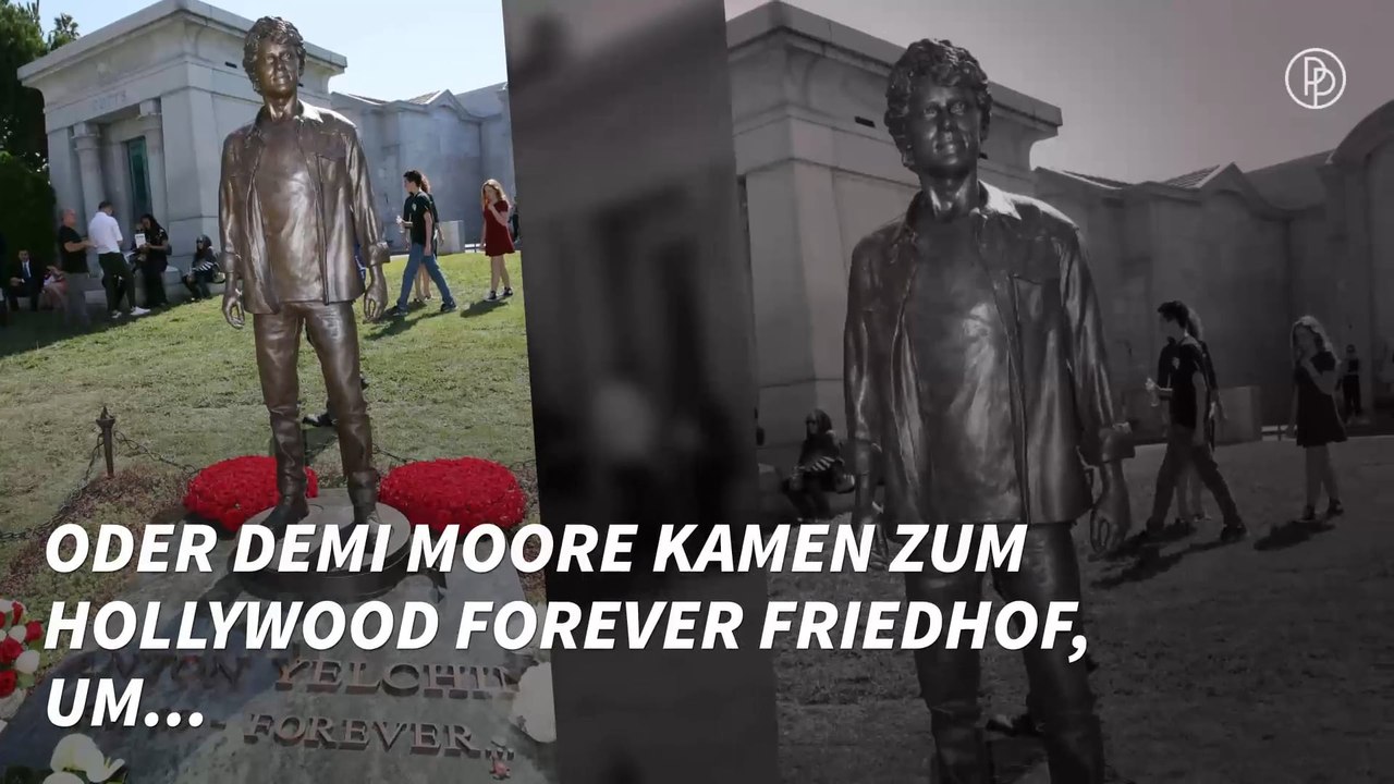 Statue für anton yelchin (†27): promis ehren den schauspieler
