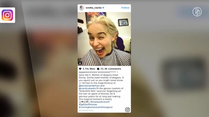 Wie „Daenerys“: „Game of Thrones“- Emilia Clarke ist jetzt platinblond