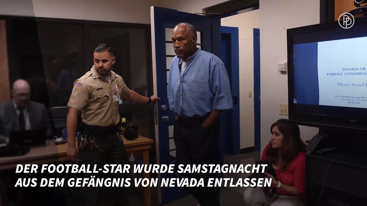 O. J. Simpson ist nach neun Jahren Haft wieder frei