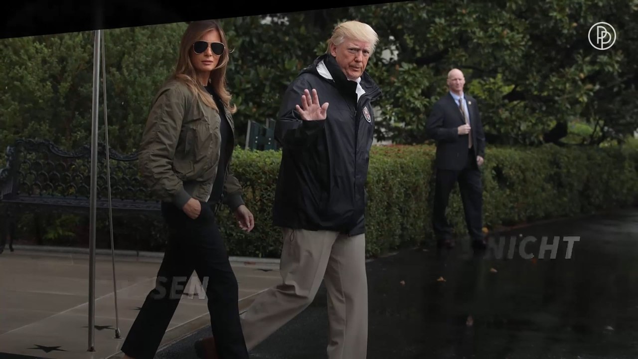 Twitter kann Melania Trumps Outfit-Wahl für Texas nicht fassen