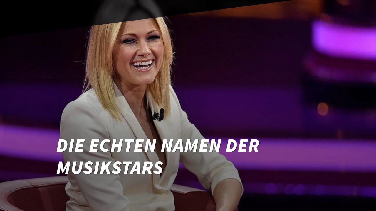 Gewusst? Das sind die echten Namen der Musikstars