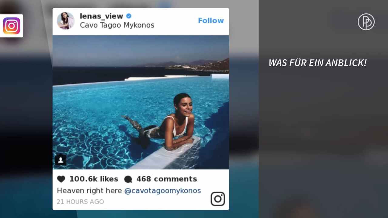Lena Meyer-Landrut: Heißes Urlaubsfoto aus Mykonos
