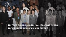Seltenes Bild: Angelina Jolie mit all ihren Kindern auf Filmpremiere