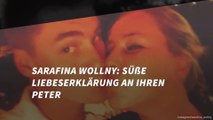 Sarafina Wollny: Süße Liebeserklärung an ihren Peter