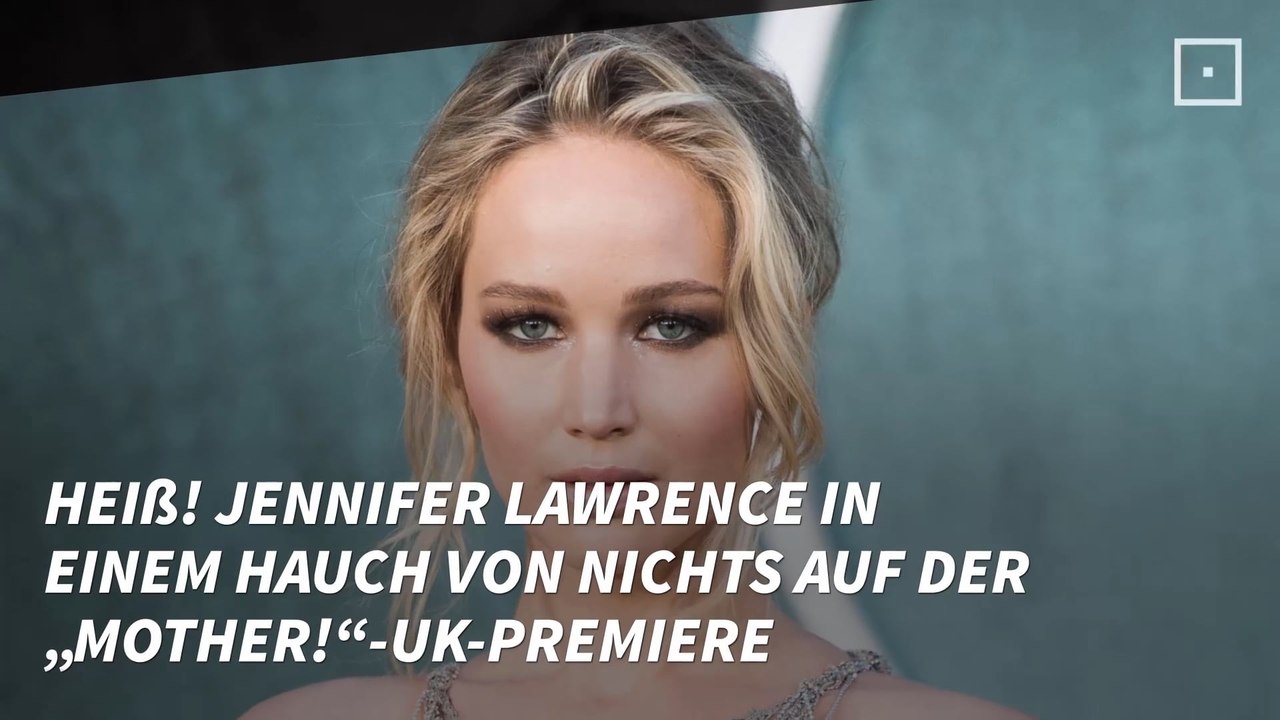 Heiß! Jennifer Lawrence in einem Hauch von nichts auf der „Mother!“-UK-Premiere