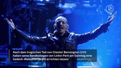 Linkin Park errichtet Kondolenz-Seite für Chester Bennington (†41)