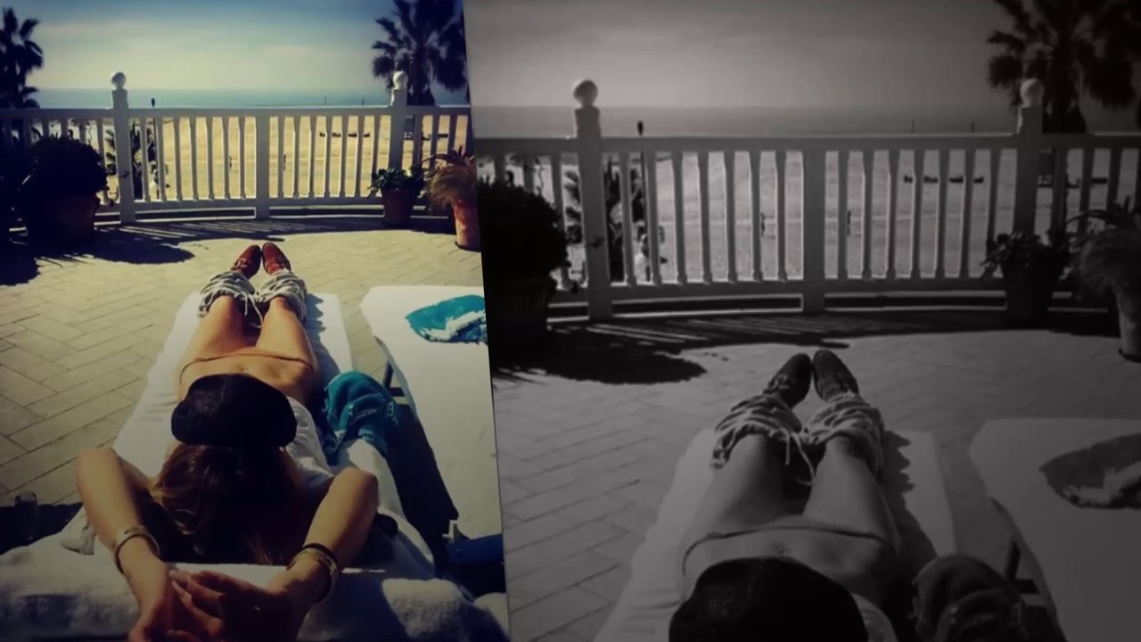 Wo sind bei diesem Foto Heidi Klums Kurven hin?