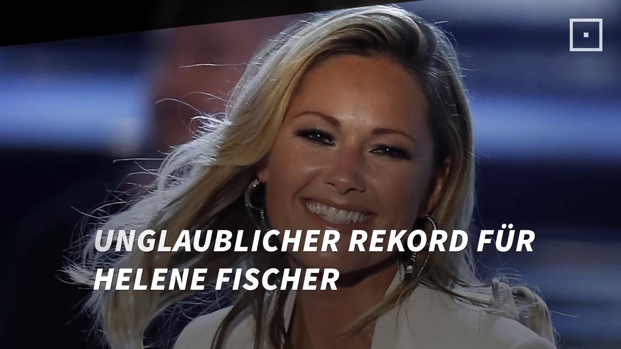 WOW! Unglaublicher Rekord für Helene Fischer