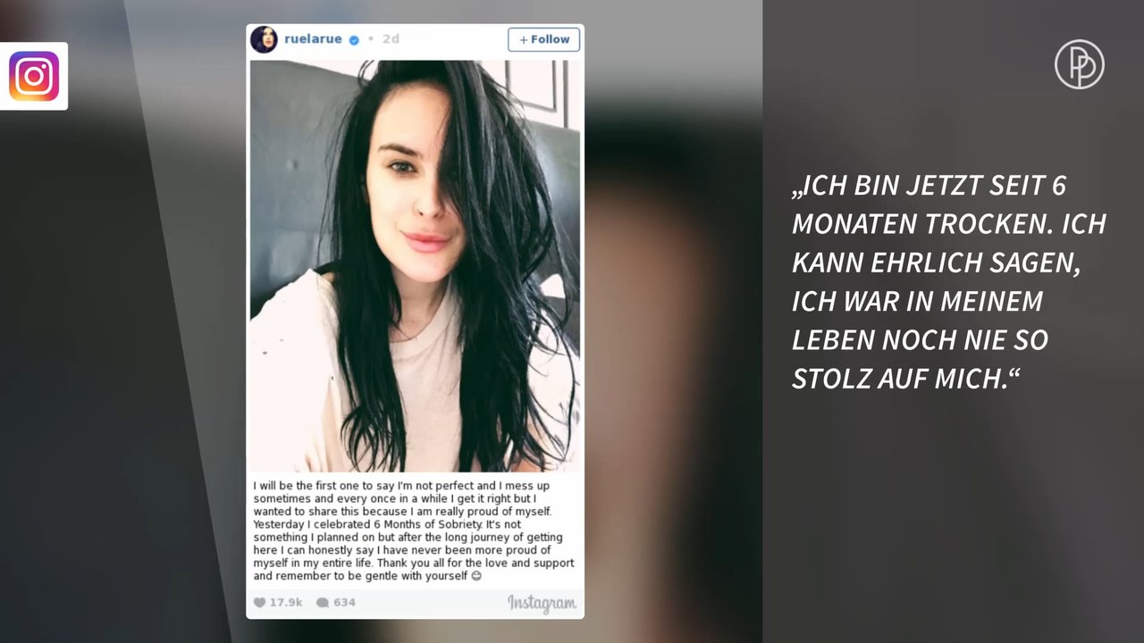 Rumer Willis ist seit 6 Monaten trocken