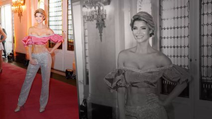 Micaela Schäfer zeigt ihre sexy Beine