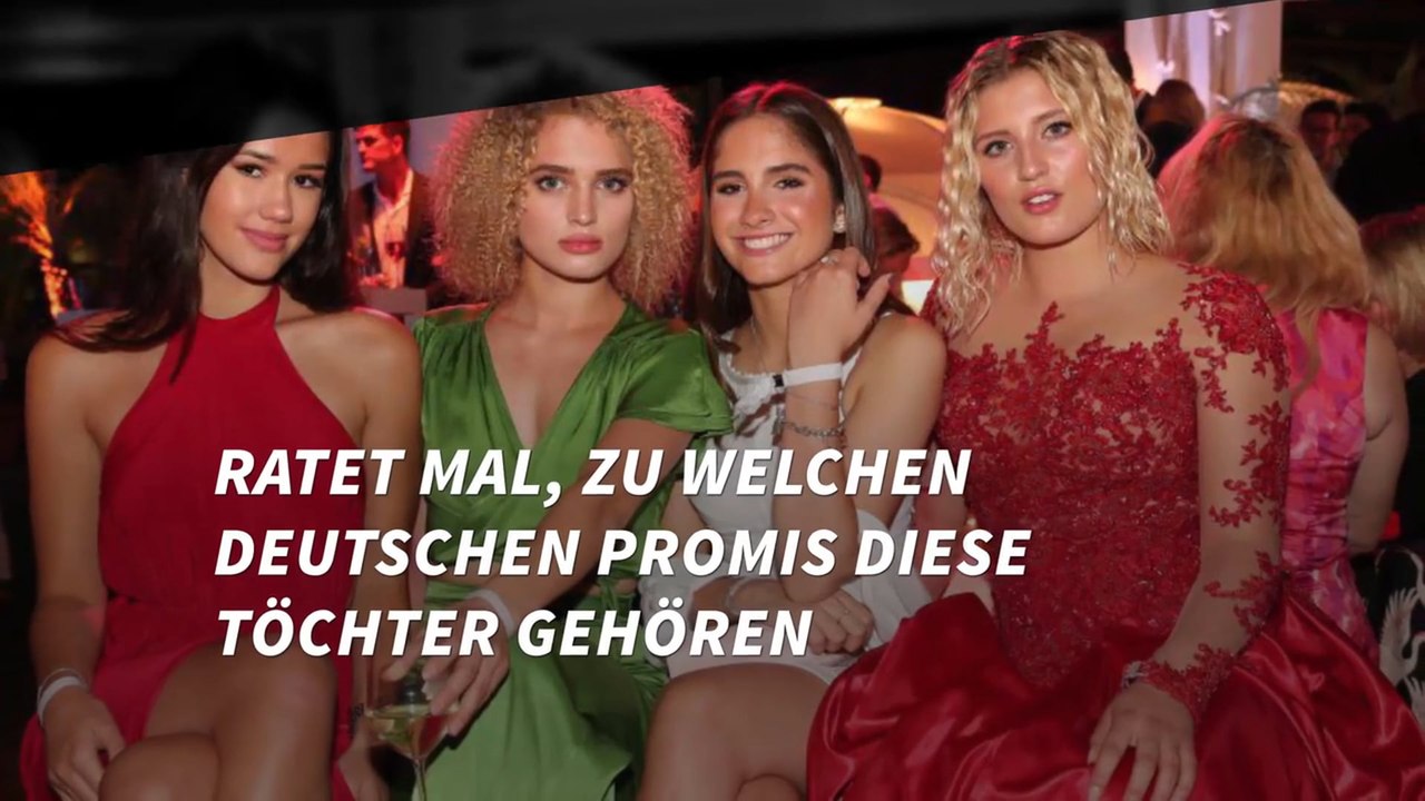 Ratet mal, zu welchen deutschen Promis diese Töchter gehören