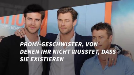 Unbekannte Promi-Geschwister: Wie, es gibt noch einen Hemsworth?