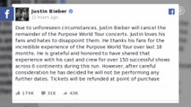 Justin Bieber bricht „Purpose“-Tour ab